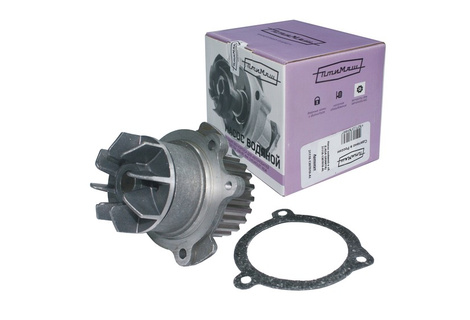 Насос водяной (помпа) в сборе 2190 с алюминиевой крыльчаткой 21116-1307010-Al